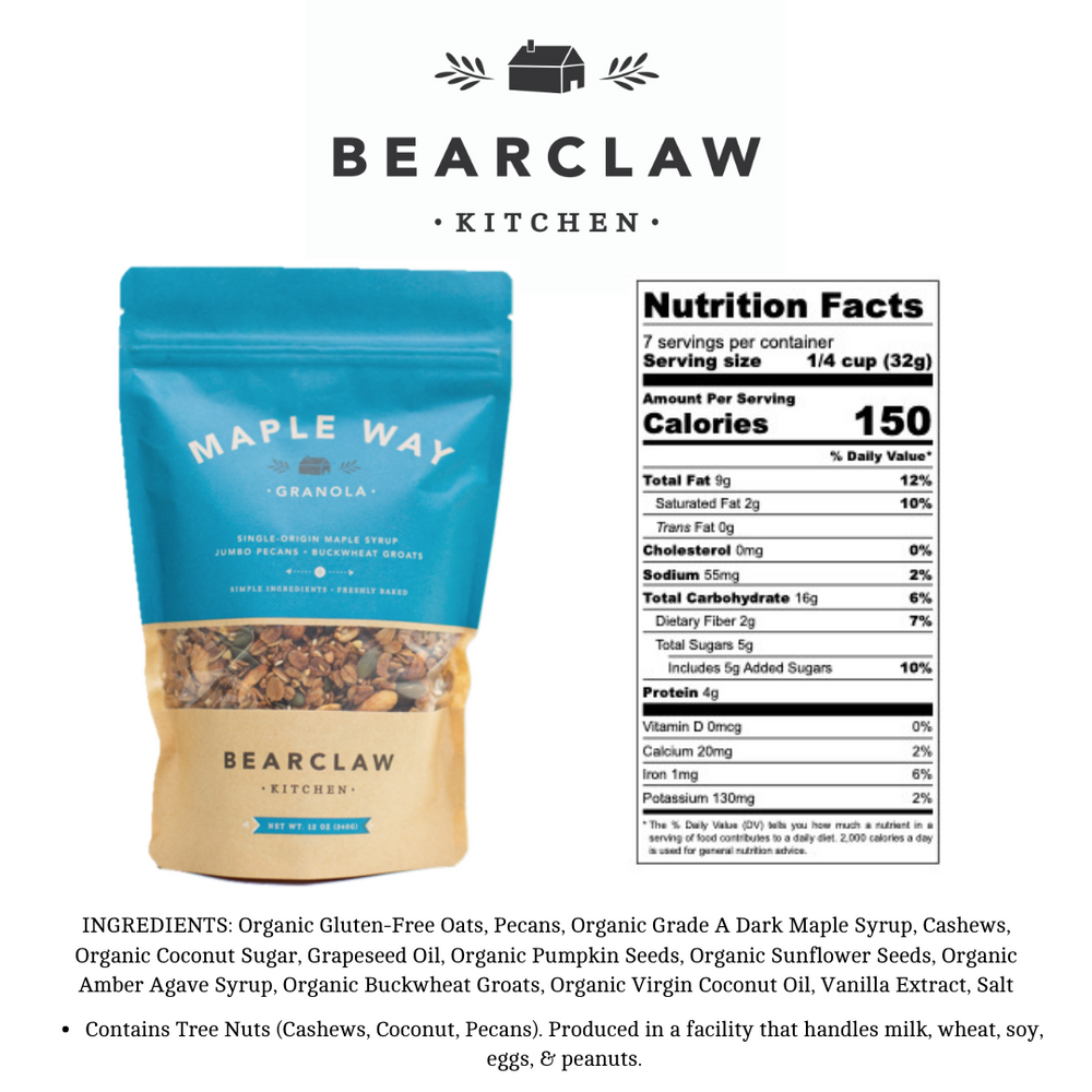 Maple Way Granola – Bearclaw Kitchen Maple Way Granola – Bearclaw Kitchen