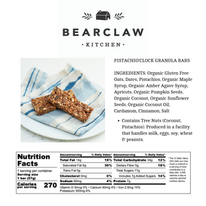 
                  
                    Load image into Gallery viewer, Pistachio&amp;#39;Clock Granola Bar
                  
                